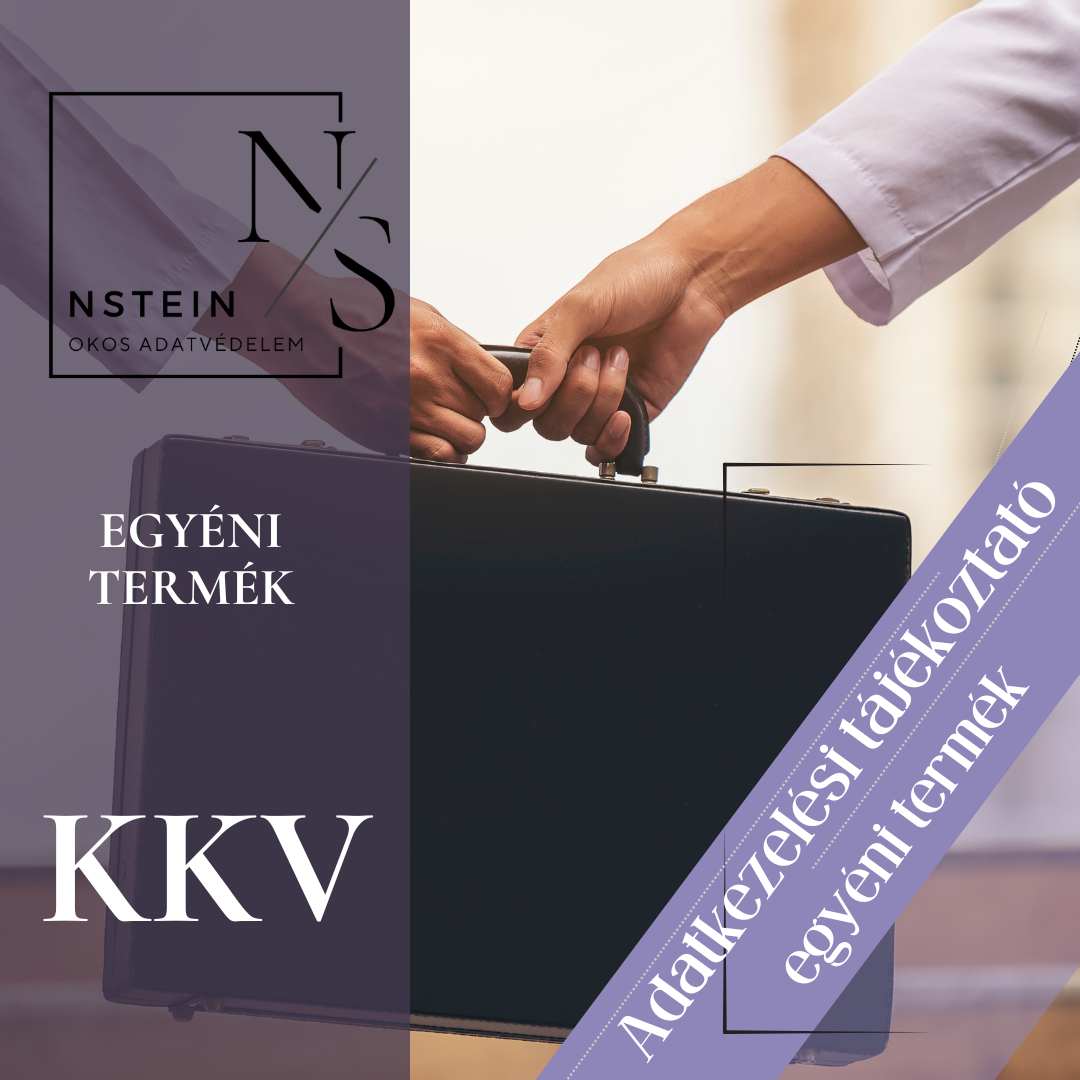 Egyéni, személyre szabott adatkezelési tájékoztató KKV-knak