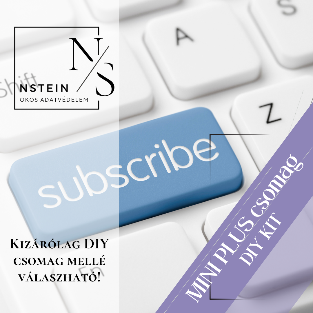 nStein mini+ csomag DIY adatvédelmi csomagok mellé