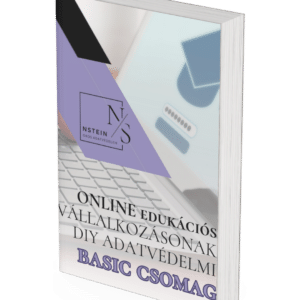 DIY adatvédelmi sabloncsomag GDPR online oktató, tanár, edukátor